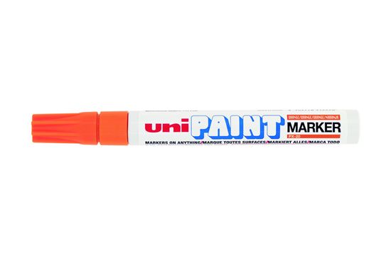 Obrázek z Popisovač UNI PAINT PX-20 lakový Medium oranžový