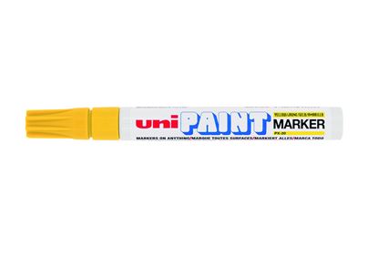 Obrázek Popisovač UNI PAINT PX-20 lakový Medium žlutý