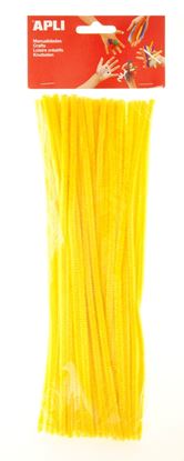 Obrázek Modelovací drátky APLI žluté / 30 cm / 50 ks