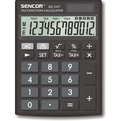 Obrázek Kalkulačka Sencor SEC 332T - displej 12 míst