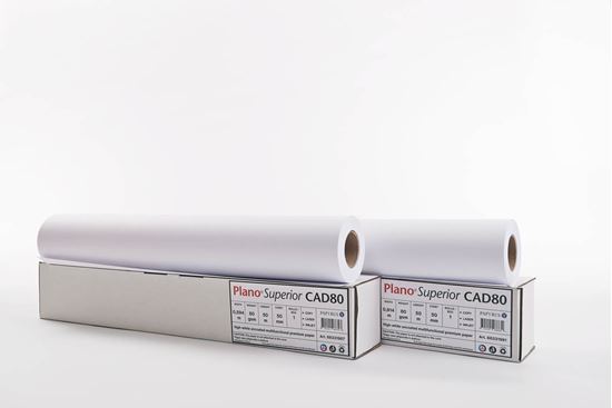 Obrázek z Plotrový papír v roli Plano Superior - 420 mm x 50 m x 50 mm / 80 g