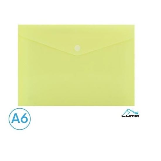 Obrázek z Spisové desky s drukem LUMA - A6 / pastelová žlutá