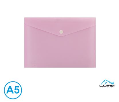 Obrázek Spisové desky s drukem LUMA - A5 / pastelová růžová