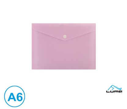 Obrázek Spisové desky s drukem LUMA - A6 / pastelová růžová