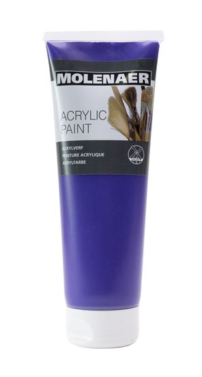 Obrázek z Akrylová barva Molenaer - 250 ml / fialová