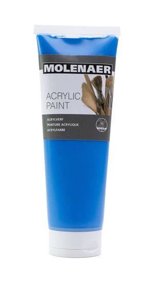 Obrázek z Akrylová barva Molenaer - 250 ml / modrá