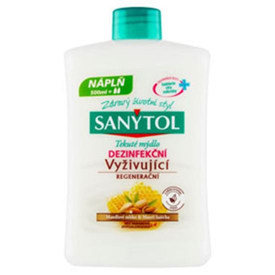 Obrázek z Mýdlo dezinfekční Sanytol - náplň vyživující / 500 ml