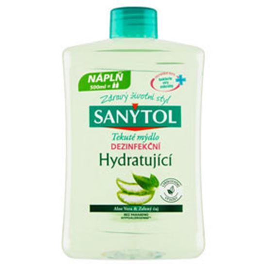 Obrázek z Mýdlo dezinfekční Sanytol - náplň hydratující / 500 ml