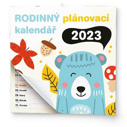 Obrázek Kalendář nástěnný poznámkový - Rodinný plánovací / BNL10