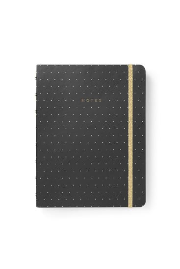 Obrázek z Blok Filofax Notebook Moonlight černá - A5/56l