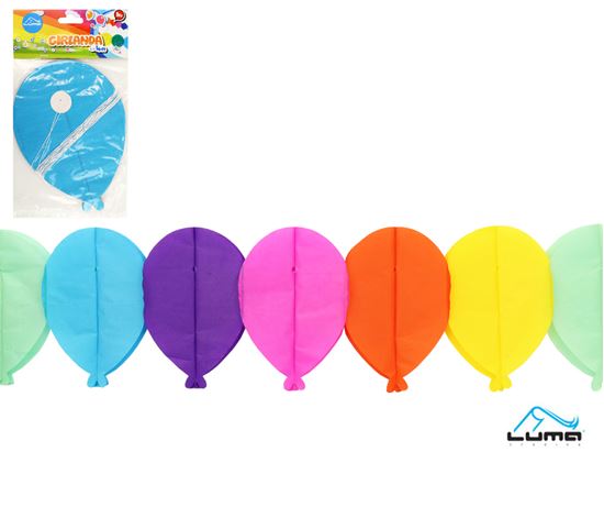 Obrázek z Girlanda papírová - 4 m / balónky