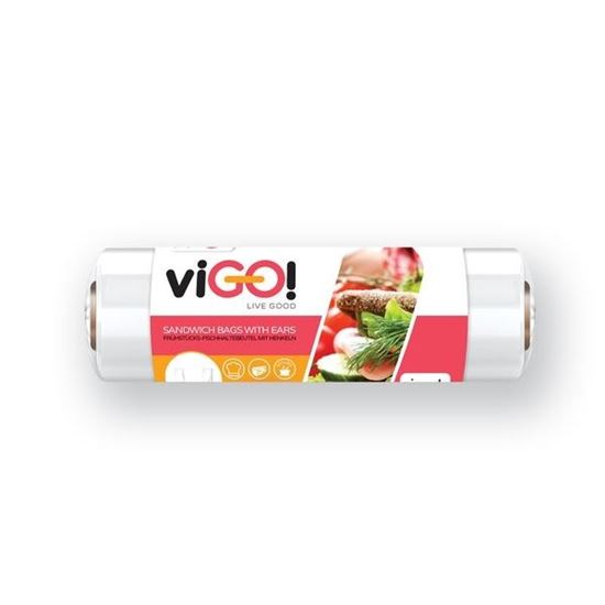 Obrázek z Vigo sáčky mikrotenové s uchy 210 x 320mm / 150ks