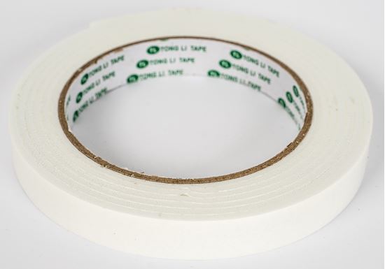 Obrázek z Lepicí páska oboustranná  - 15 mm x 2,2 m / bílá pěnová