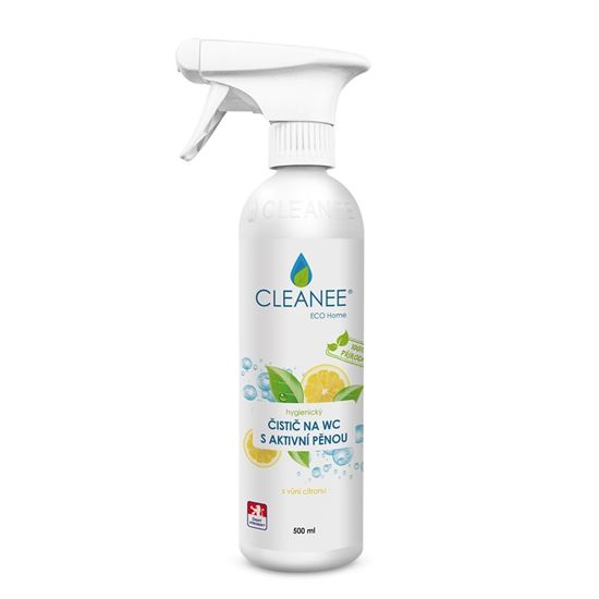 Obrázek z CLEANEE EKO čistič WC s aktivní pěnou 500 ml / s vůní citronu