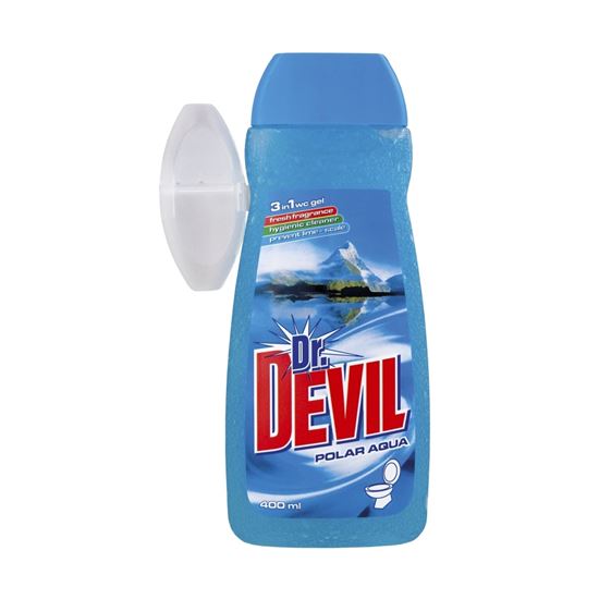 Obrázek z Dr.Devil WC gel 400ml Aqua + závěs