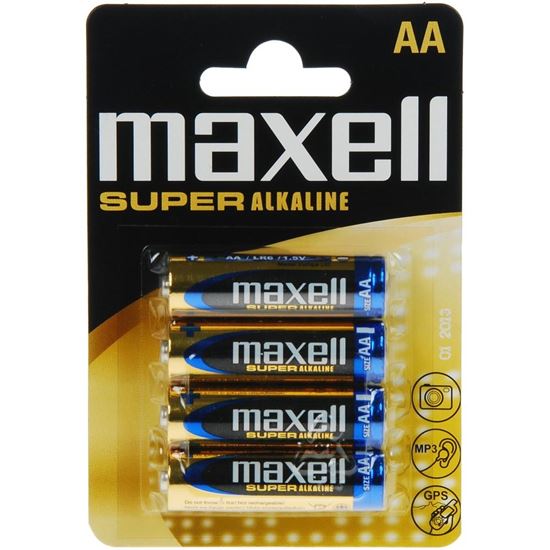 Obrázek z Baterie Maxell AA Super Alkaline / 4ks