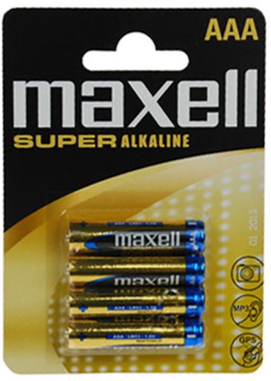 Obrázek z Baterie Maxell AAA Super Alkaline / 4ks