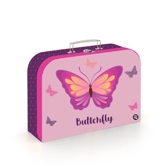 Obrázek z Školní kufřík - Motýl / růžová