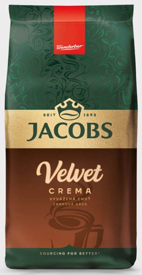 Obrázek z Káva Jacobs Velvet Cream - zrno / 1 kg