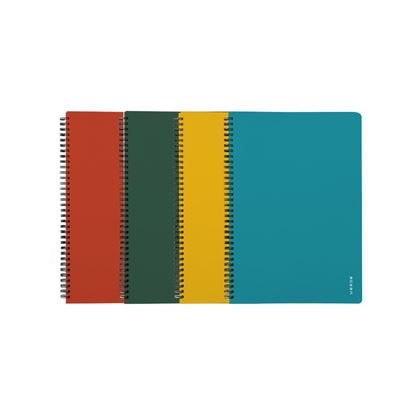Obrázek Blok kroužkový VERDE - A4 / linka / mix barev