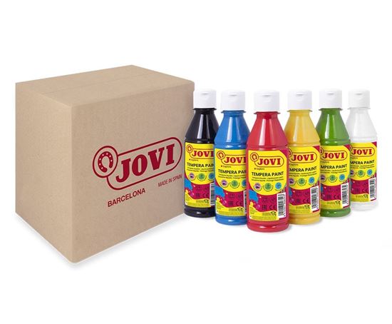 Obrázek z Tekuté temperové barvy JOVI PREMIUM - 6 x 250 ml