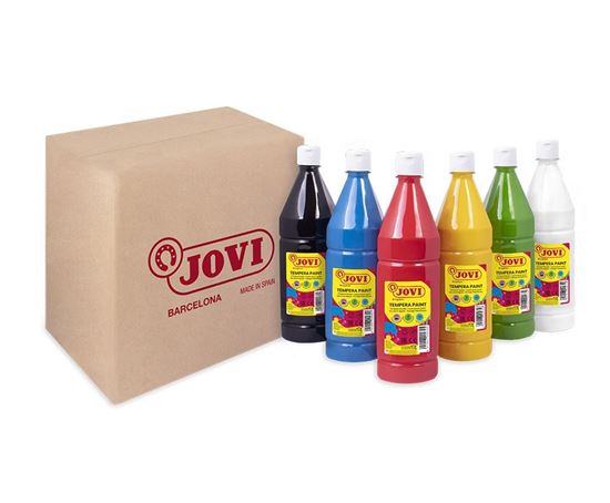 Obrázek z Tekuté temperové barvy JOVI PREMIUM - 6 x 1000 ml