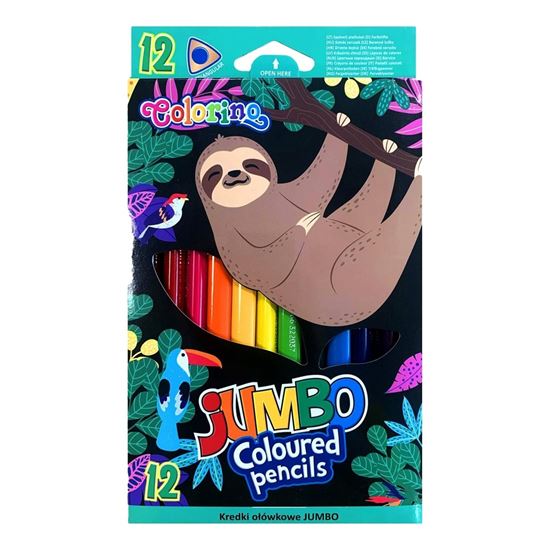 Obrázek z Pastelky trojhranné Wildkid JUMBO - 12 ks