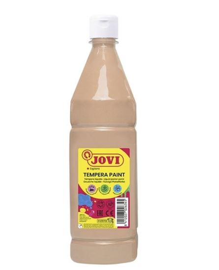 Obrázek z Tekuté temperové barvy JOVI v lahvi - 1000 ml / tělová