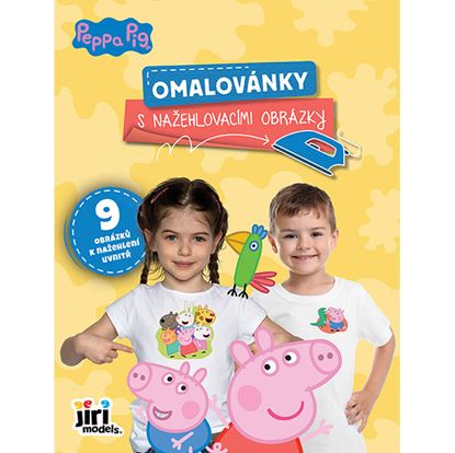 Obrázek Omalovánky s nažehlovacími obrázky - Prasátko Peppa