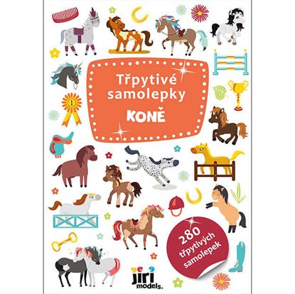 Obrázek Třpytivé samolepky - Koně