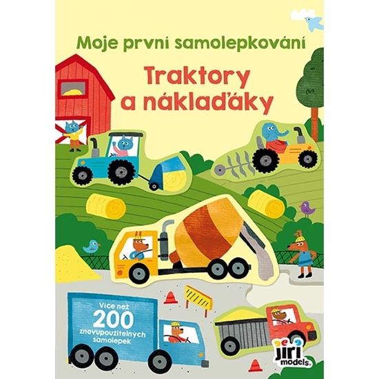 Obrázek z Samolepicí knížka První samolepkování - Traktory a náklaďáky