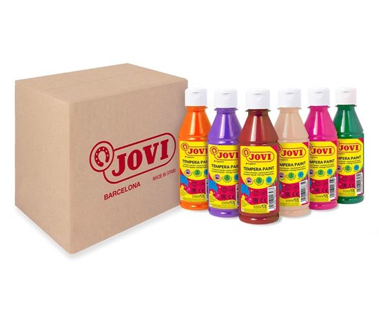 Obrázek z Tekuté temperové barvy JOVI PREMIUM - 6 x 250 ml