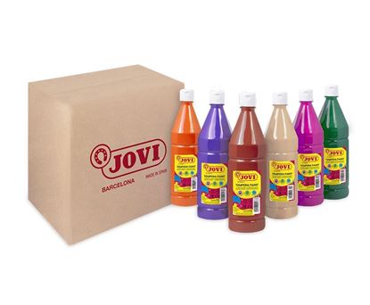 Obrázek Tekuté temperové barvy JOVI PREMIUM - 6 x 1000 ml