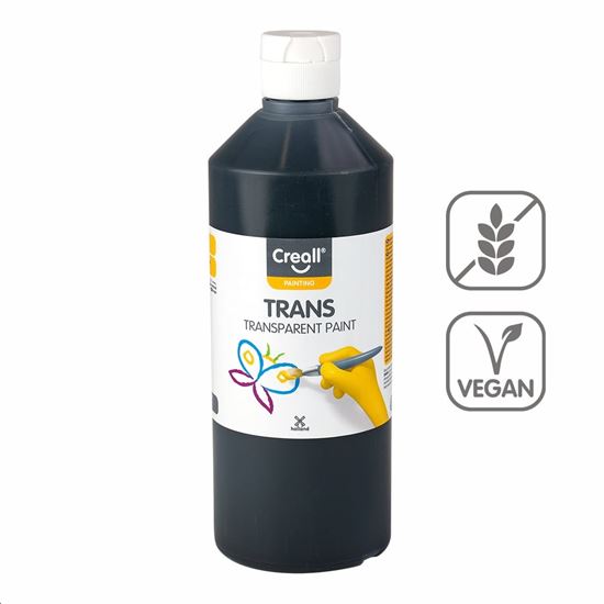 Obrázek z Transparentní barva Creall Trans - 500 ml / černá