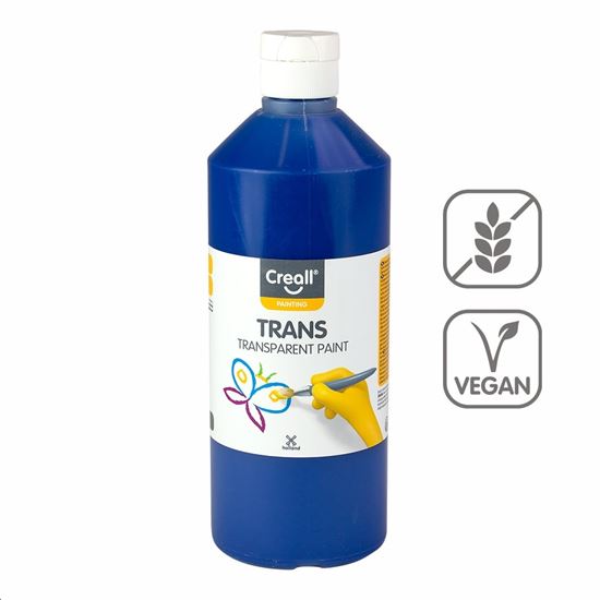 Obrázek z Transparentní barva Creall Trans - 500 ml / modrá