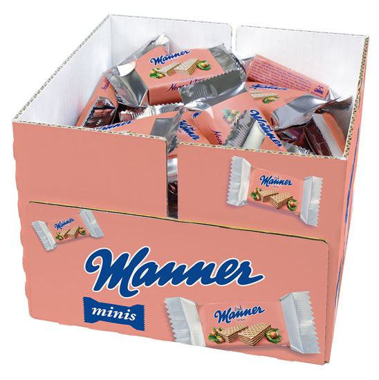 Obrázek z Sušenky Manner Minies Original - 60 x 15 g