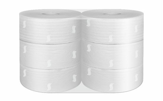 Obrázek z Papír toaletní Jumbo bílý - průměr 230 mm