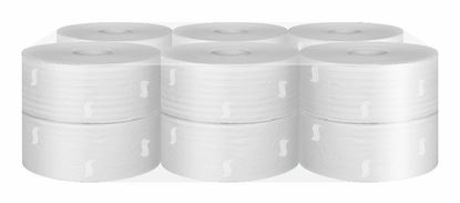 Obrázek Papír toaletní Jumbo bílý - průměr 190 mm