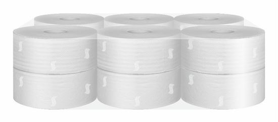 Obrázek z Papír toaletní Jumbo bílý - průměr 190 mm