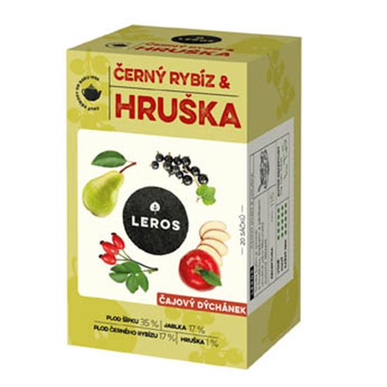 Obrázek z Čaj LEROS Čajový dýchánek - Hruška & černý rybíz
