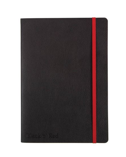 Obrázek z Zápisník Oxford Black n'Red mix - A5 / linka / 72 linka
