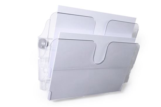 Obrázek z Držák na prospekty DURABLE magnetický - 2 / A4 čirý / na šířku