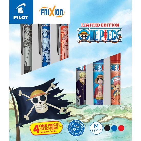 Obrázek z Roller Frixion Ball + Frixion Ball plus 0,7mm One Piece - sada 6 ks