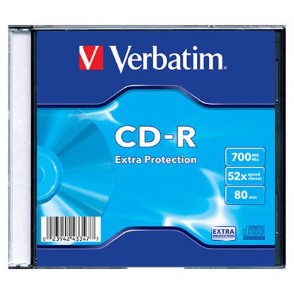 Obrázek Verbatim CD-R Slim 700 MB - 52x / 1 ks
