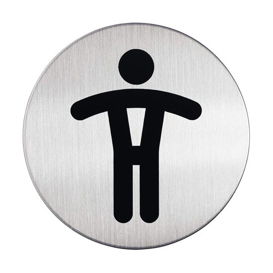 Obrázek z Piktrogram nerez Durable - WC páni / Ø 83 mm