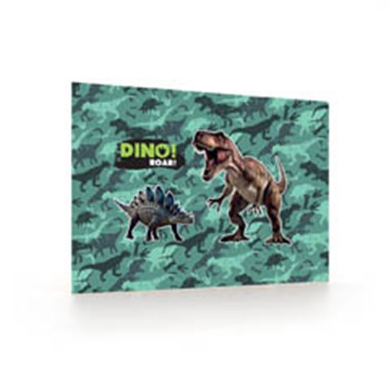 Obrázek z Pracovní podložka s obrázkem - Dino / 60 x 40 cm
