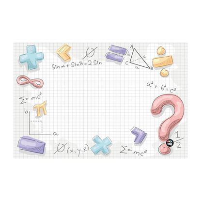 Obrázek Pracovní podložka - Math / 60 x 40 cm