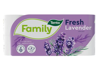 Obrázek Papír toaletní Tento Fresh Aroma Lavender - 2 vrstvý / 8 rolí