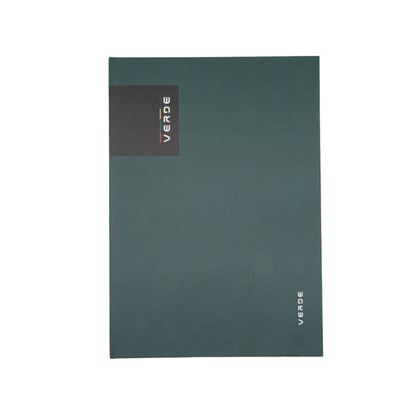 Obrázek Kniha záznamní VERDE - A4 / linka / 96 listů / zelená