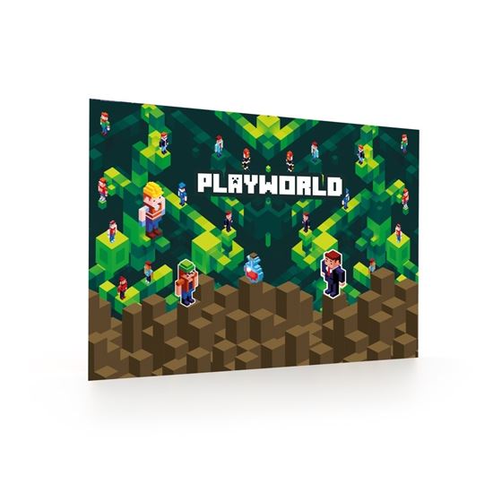 Obrázek z Pracovní podložka s obrázkem - Playworld / 60 x 40 cm